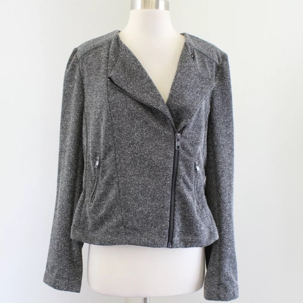 NWT Catherine Malandrino Asymmetrical Zip Jacket